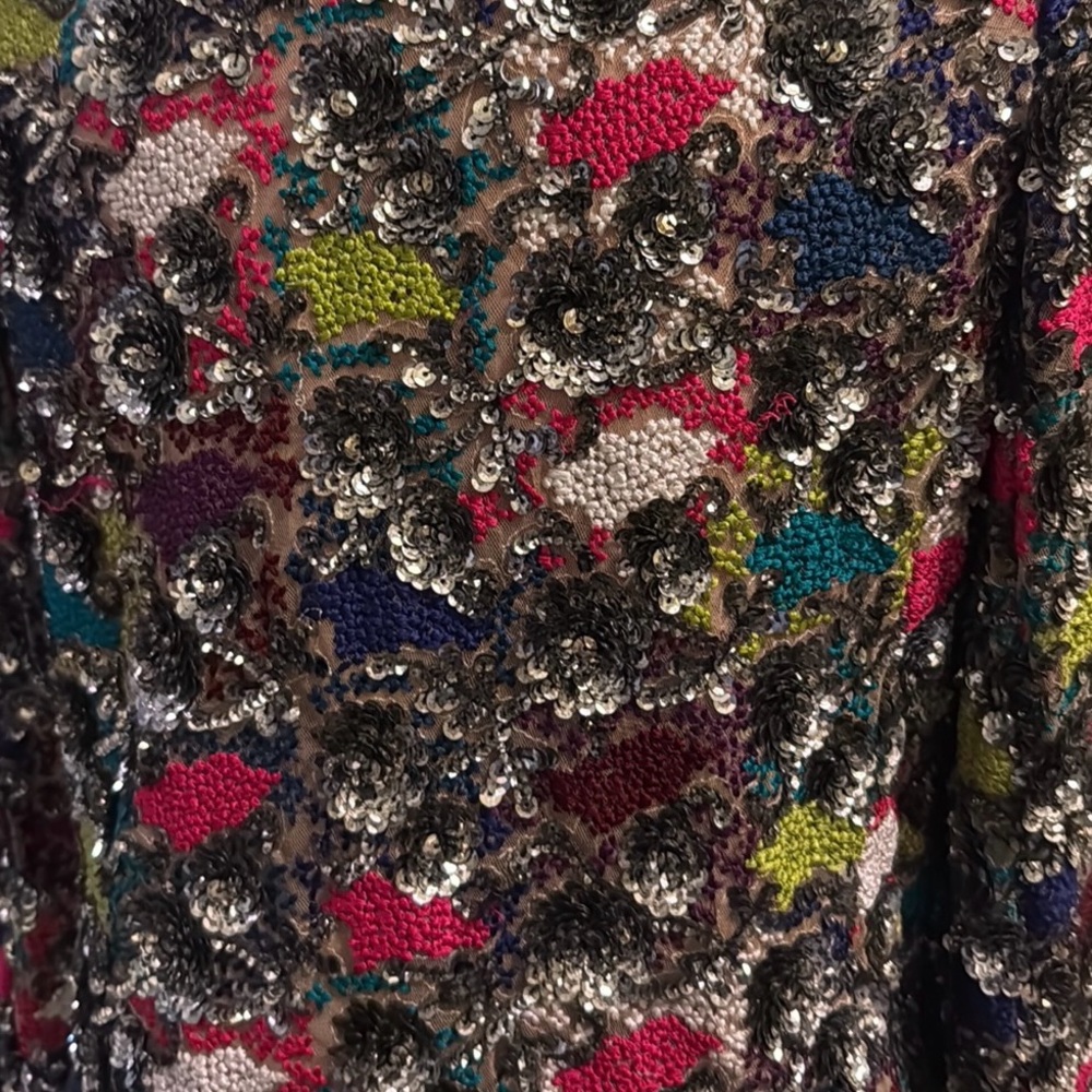 Alice + Olivia Vibrant Sequin Blazer - Picture 7 of 8